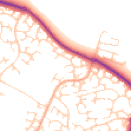 Daytime road noise heatmap for OX11 7RN