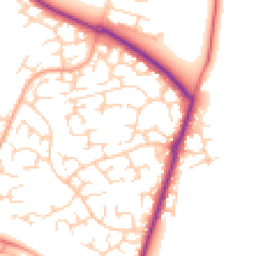 Daytime road noise heatmap for OX11 7SP