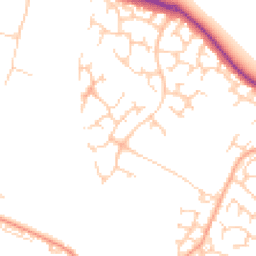 Daytime road noise heatmap for OX11 7XZ