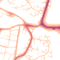 Daytime road noise heatmap for OX11 8BZ