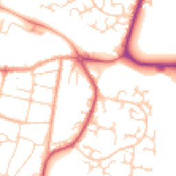 Daytime road noise heatmap for OX11 8DE