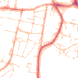 Daytime road noise heatmap for OX11 8DU