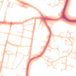 Daytime road noise heatmap for OX11 8EA