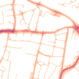 Daytime road noise heatmap for OX11 8FA