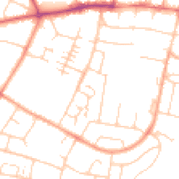 Daytime road noise heatmap for OX11 8NT