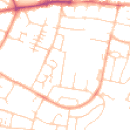 Daytime road noise heatmap for OX11 8PL