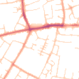 Daytime road noise heatmap for OX11 8QH