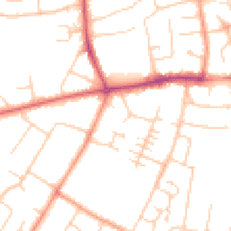 Daytime road noise heatmap for OX11 8QY