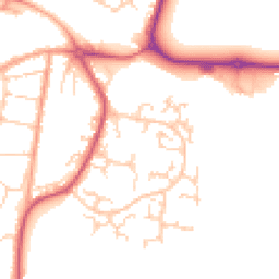 Daytime road noise heatmap for OX11 8TS