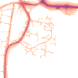 Daytime road noise heatmap for OX11 8TX