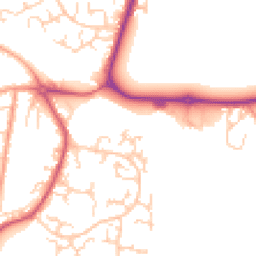 Daytime road noise heatmap for OX11 8UH