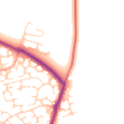 Daytime road noise heatmap for OX11 9GE