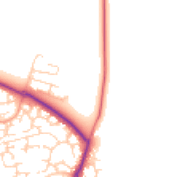 Daytime road noise heatmap for OX11 9GR