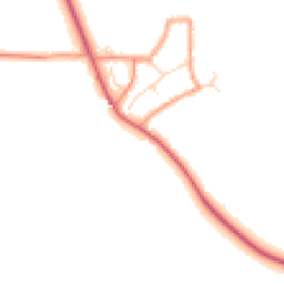 Daytime road noise heatmap for OX11 9HP