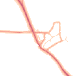 Daytime road noise heatmap for OX11 9JP