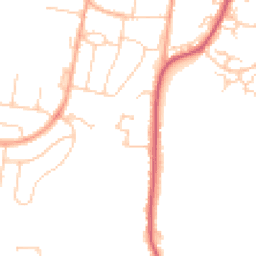 Daytime road noise heatmap for OX11 9JS