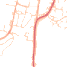 Daytime road noise heatmap for OX11 9JU