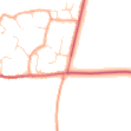 Daytime road noise heatmap for OX11 9NT