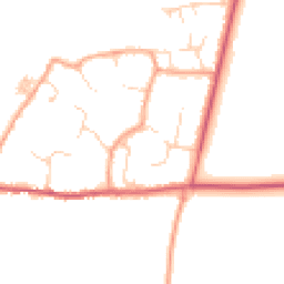 Daytime road noise heatmap for OX11 9PT