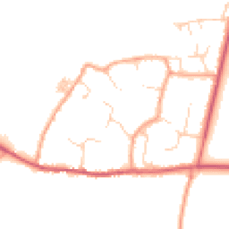 Daytime road noise heatmap for OX11 9PY