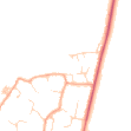 Daytime road noise heatmap for OX11 9QN