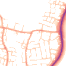 Daytime road noise heatmap for OX12 0AJ