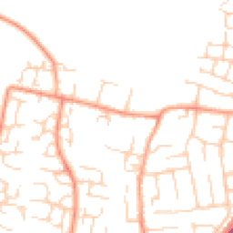 Daytime road noise heatmap for OX12 0AU