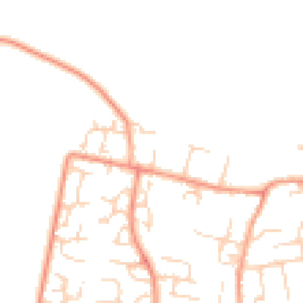 Daytime road noise heatmap for OX12 0AY