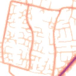 Daytime road noise heatmap for OX12 0BL