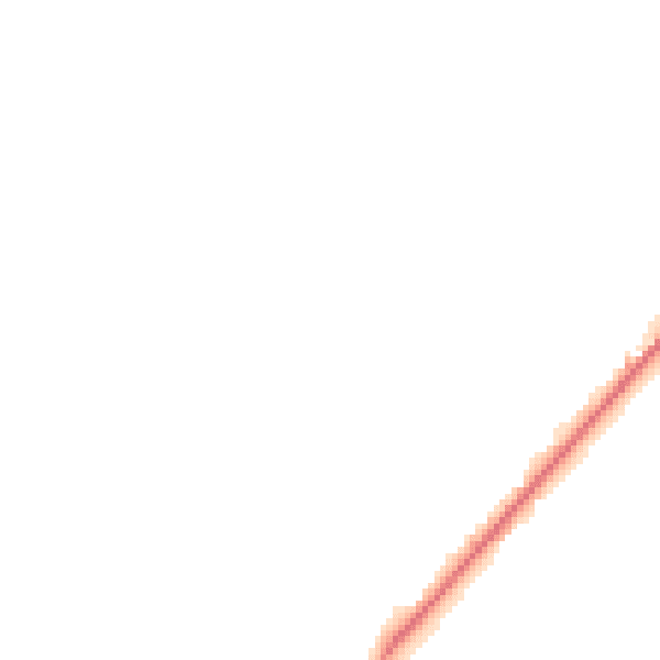 Night-time road noise heatmap for OX12 0BT