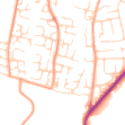 Daytime road noise heatmap for OX12 0DB
