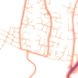 Daytime road noise heatmap for OX12 0DE