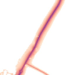 Daytime road noise heatmap for OX12 0DJ