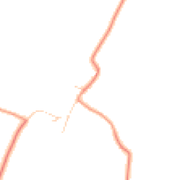 Daytime road noise heatmap for OX12 0DR