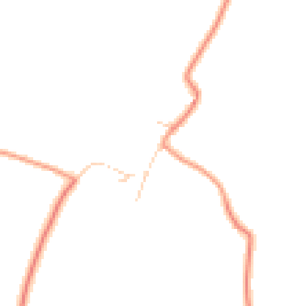 Daytime road noise heatmap for OX12 0DU