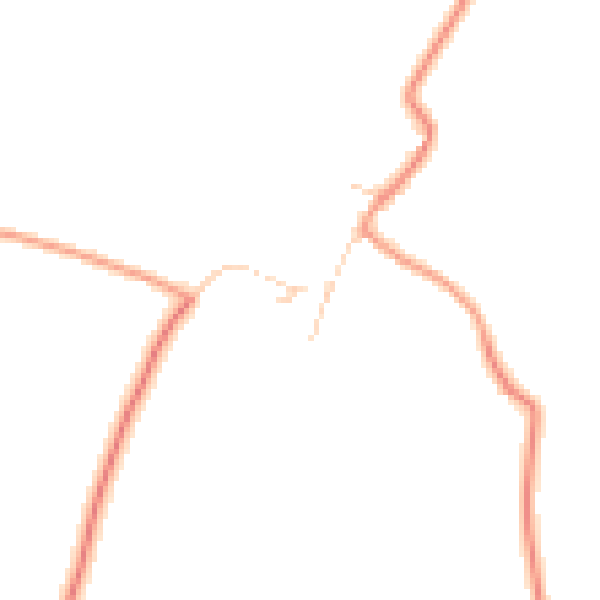 Daytime road noise heatmap for OX12 0DY