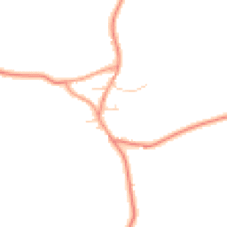 Daytime road noise heatmap for OX12 0EP