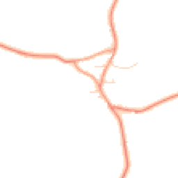 Daytime road noise heatmap for OX12 0EW