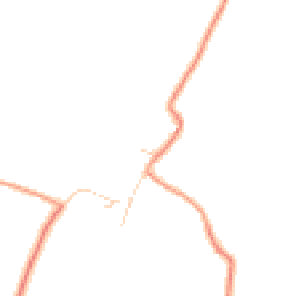 Daytime road noise heatmap for OX12 0FB
