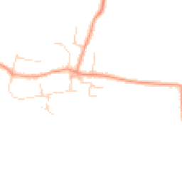 Daytime road noise heatmap for OX12 0FN