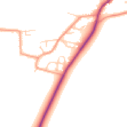 Daytime road noise heatmap for OX12 0GJ