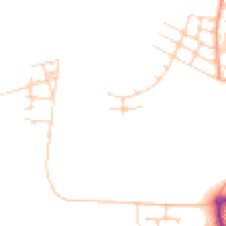 Daytime road noise heatmap for OX12 0GQ