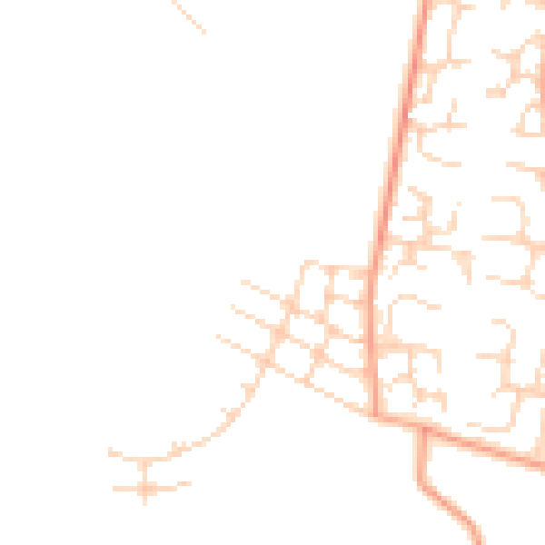 Daytime road noise heatmap for OX12 0GX