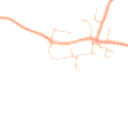 Daytime road noise heatmap for OX12 0HE