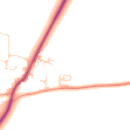 Daytime road noise heatmap for OX12 0HF