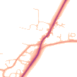 Daytime road noise heatmap for OX12 0HH