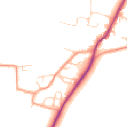 Daytime road noise heatmap for OX12 0HY