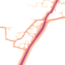 Daytime road noise heatmap for OX12 0JA