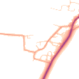 Daytime road noise heatmap for OX12 0JB