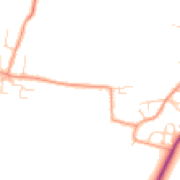 Daytime road noise heatmap for OX12 0JN